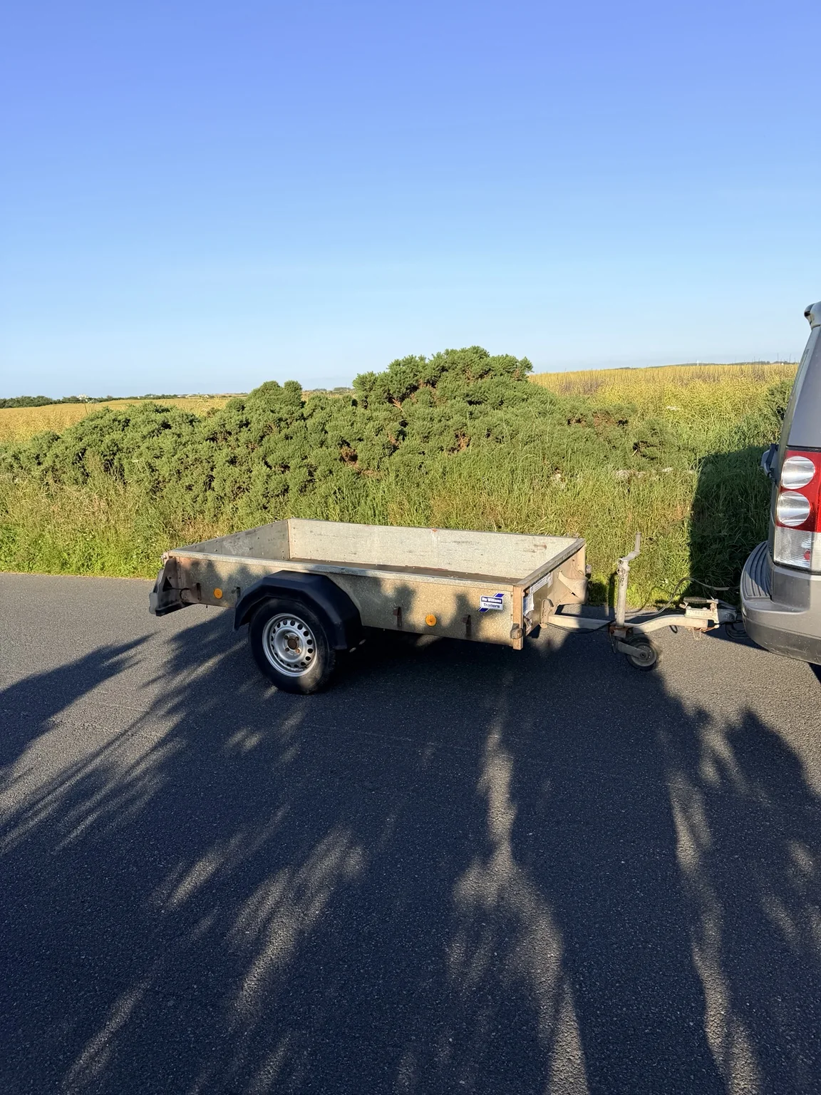 DSBM Hire flatbed trailer available in Memsie